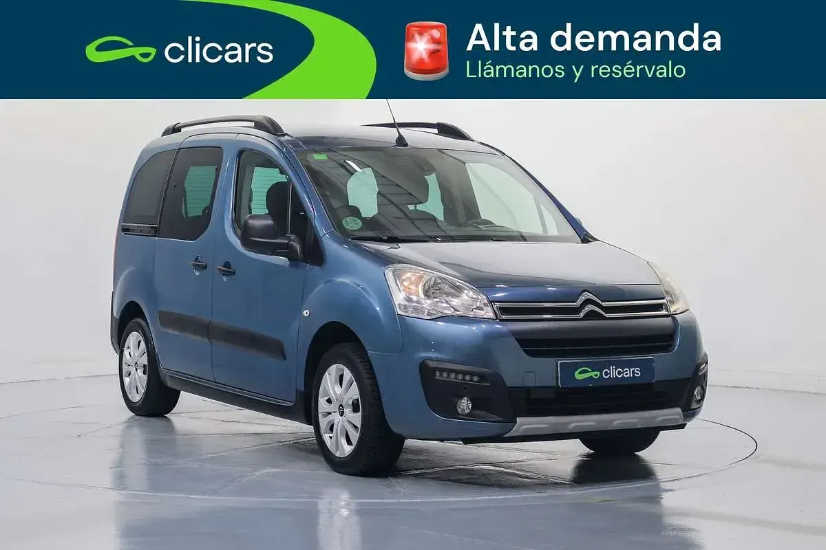 Usado Citroën e-Berlingo PureTech 110 CV (80 kW) 2018 Azul Monovolumen