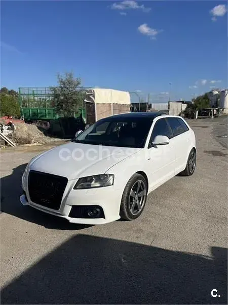 Usado Audi A3 Sportback Sport 105 CV (77 kW) 2008 Blanco Utilitario