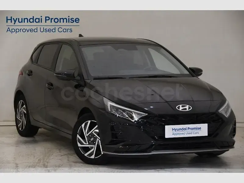 Usado Hyundai i20 100 CV (73 kW) 2024 Negro Utilitario