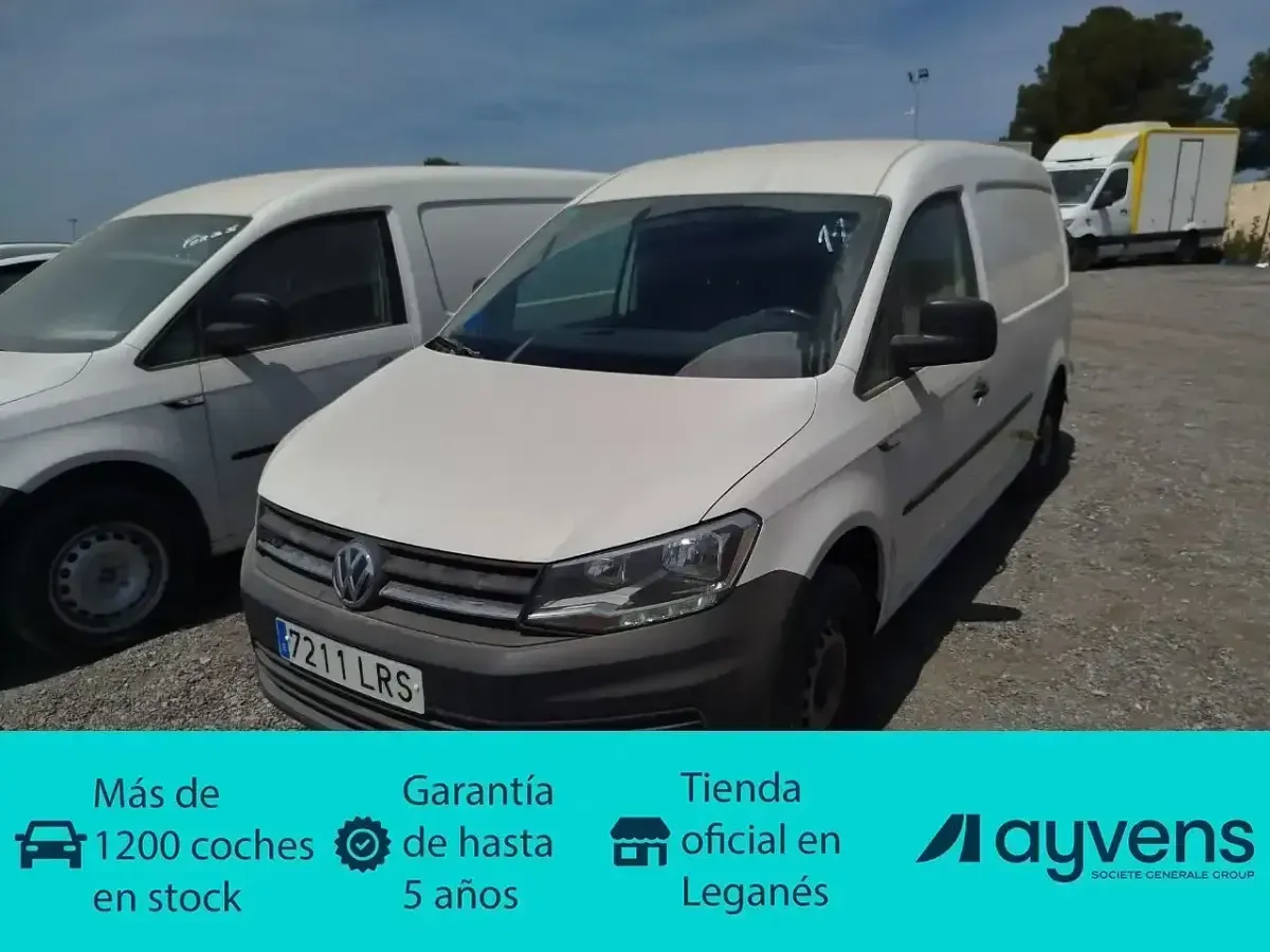 Begagnad VW Caddy Maxi 83 kW (113 HK) 2021 Vit Minibuss