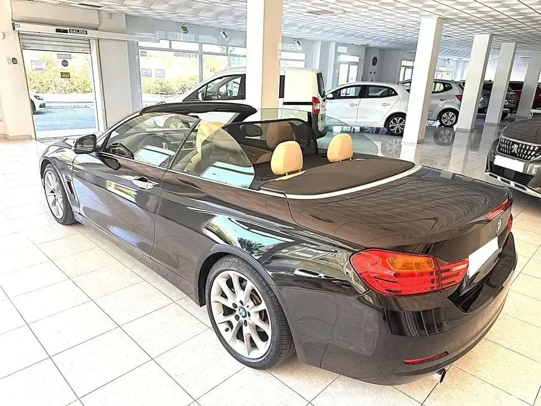 Usado BMW 420 Sport Line 184 CV (135 kW) 2015 Negro Descapotable