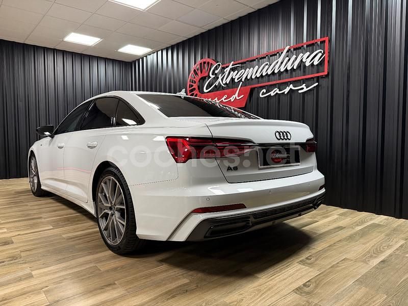 Usado Audi A6 S-Line 204 CV (150 kW) 2021 Blanco Berlina