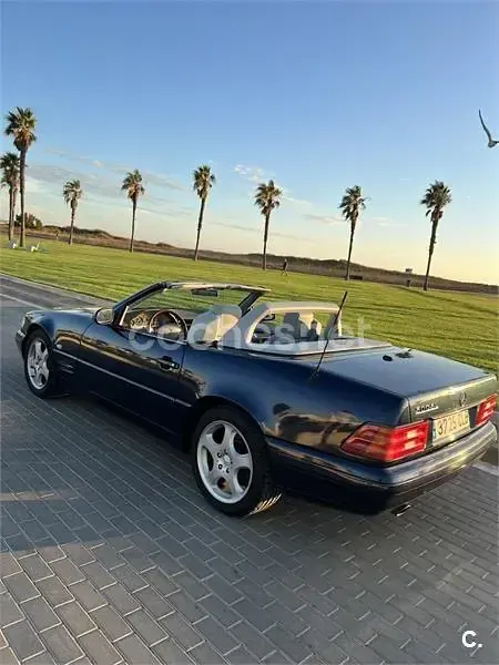 Usado Mercedes SL500 320 CV (235 kW) 1998 Azul Descapotable