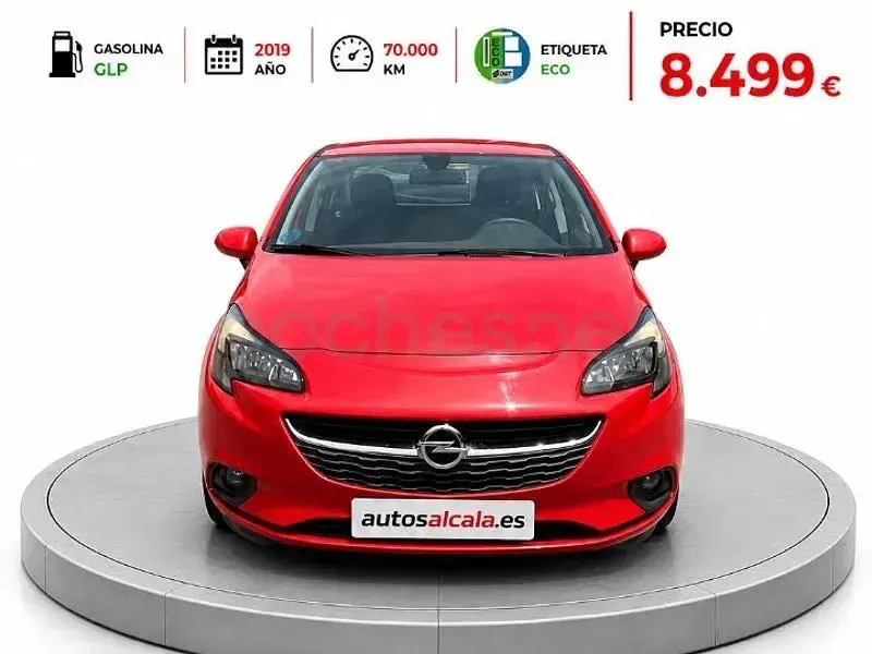Usado Opel Corsa Selective 90 CV (66 kW) 2019 Rojo Utilitario