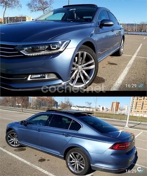 Azul Usado 2016 VW Passat Sportline Berlina | 18.000 € (Precio justo) - Imagen 1/4