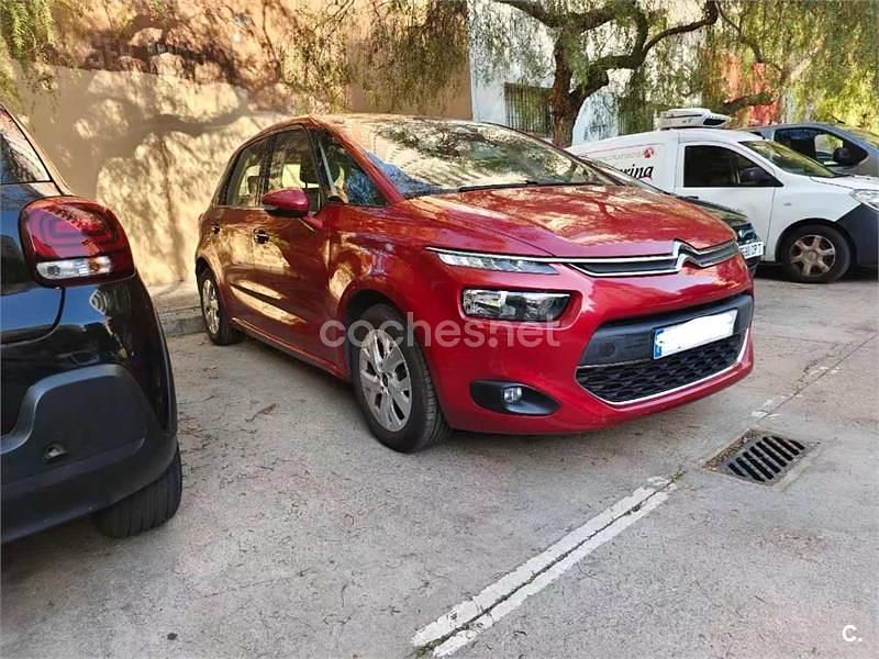 Rojo Usado 2015 Citroën C4 Picasso Seduction Monovolumen | 7700 € (Precio justo) - Imagen 1/4