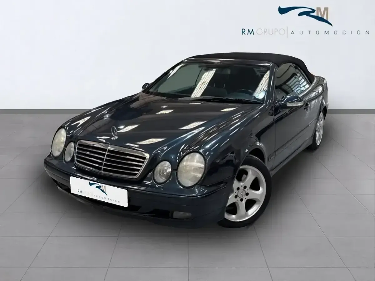 Usado Mercedes CLK230 Elegance 197 CV (144 kW) 2003 Azul Descapotable