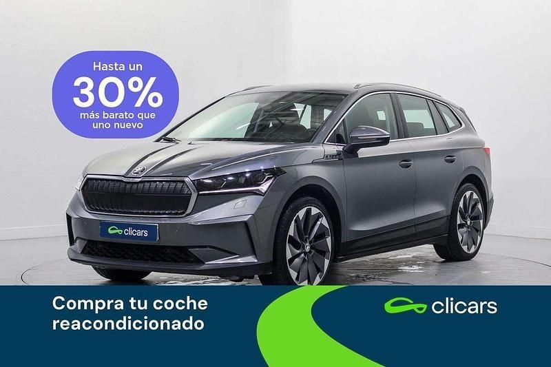 Gris Usado 2022 Skoda Enyaq iV SUV | 21.790 € (Precio justo) - Imagen 1/4