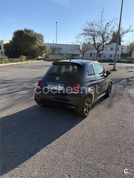 Usado Fiat 500S S 69 CV (50 kW) 2018 Negro Berlina