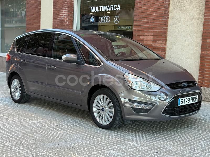 Marrón Usado 2013 Ford S-MAX Limited Monovolumen | 10.590 € (Precio justo) - Imagen 1/4