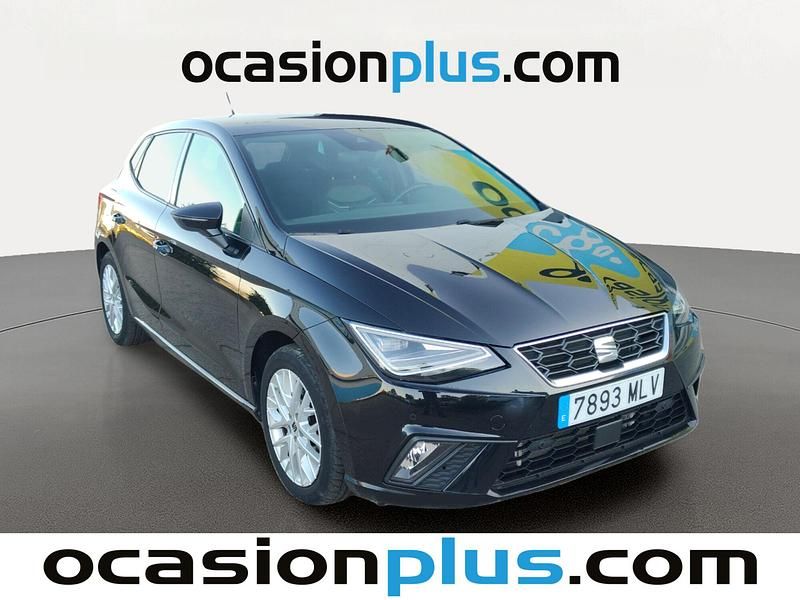 Usado Seat Ibiza FR 110 CV (80 kW) 2023 Negro Berlina