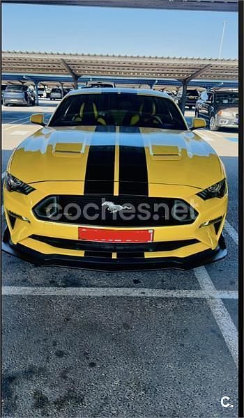 Amarillo Usado 2018 Ford Mustang Coupe | 27.499 € (Super precio) - Imagen 1/4