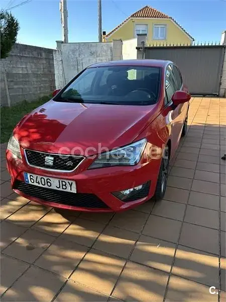 Usado Seat Ibiza FR 143 CV (105 kW) 2015 Rojo Berlina