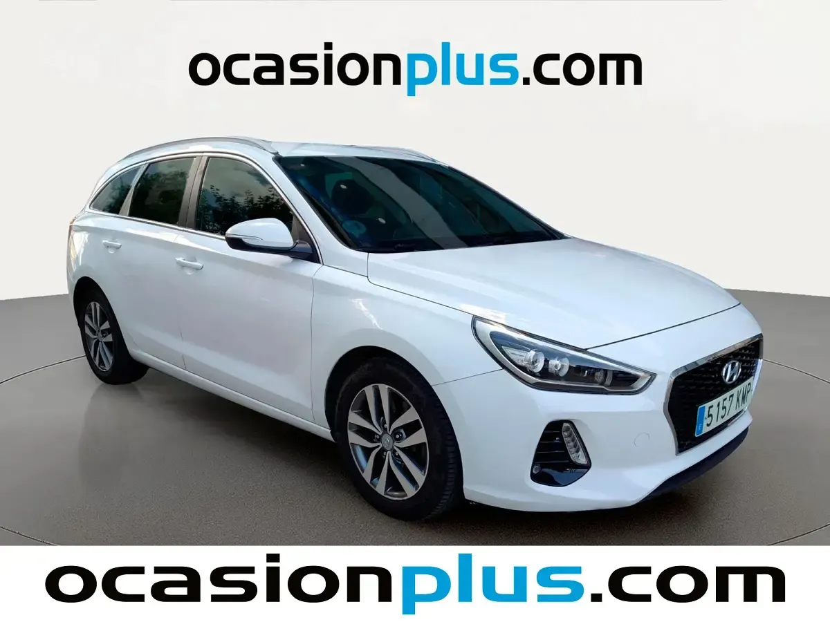 Usado Hyundai i30 140 CV (102 kW) 2018 Blanco Familiar