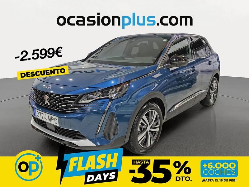 Azul Usado 2024 Peugeot 3008 Allure SUV | 18.800 € (Super precio) - Imagen 1/4