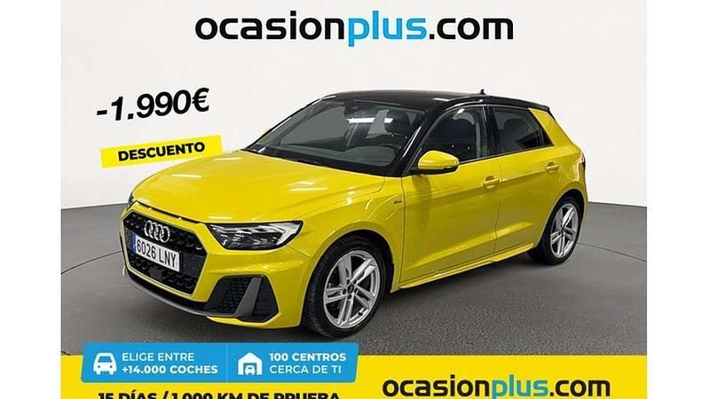 Amarillo Usado 2021 Audi A1 Sportback S-Line Utilitario | 18.810 € (Buen precio) - Imagen 1/4