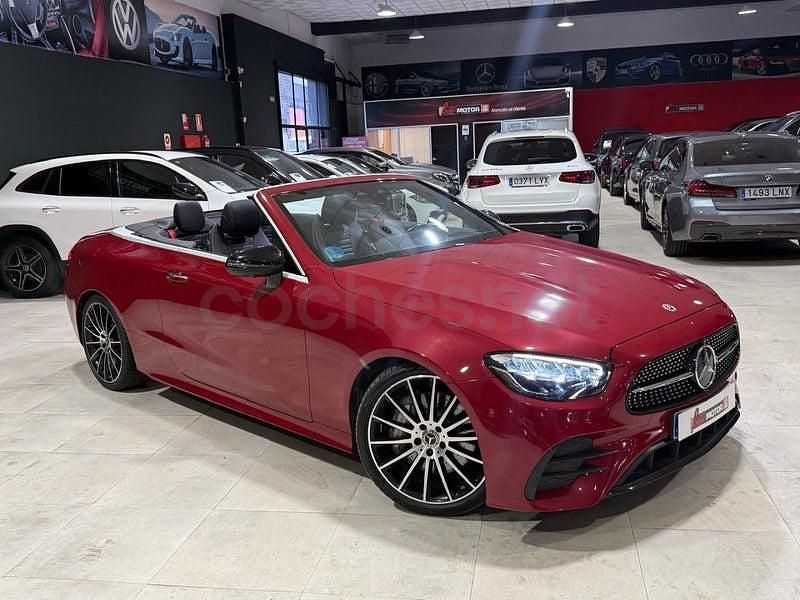 Usado Mercedes E450 367 CV (269 kW) 2022 Rojo Descapotable