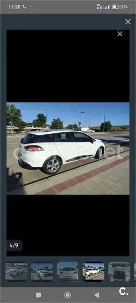 Usado Renault Clio GrandTour 90 CV (66 kW) 2014 Blanco Familiar