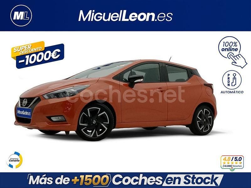 Naranja Usado 2021 Nissan Micra Berlina | 15.485 € (Caro) - Imagen 1/3