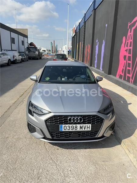 Gris / plata Usado 2022 Audi A3 Sportback S-Line Berlina | 25.000 € (Buen precio) - Imagen 1/2