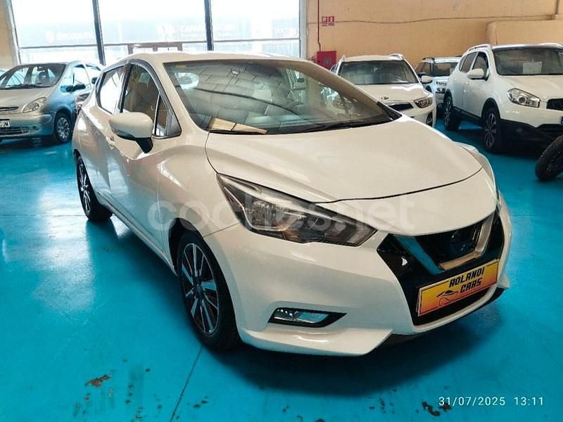 Usado Nissan Micra Acenta 90 CV (66 kW) 2018 Blanco Berlina