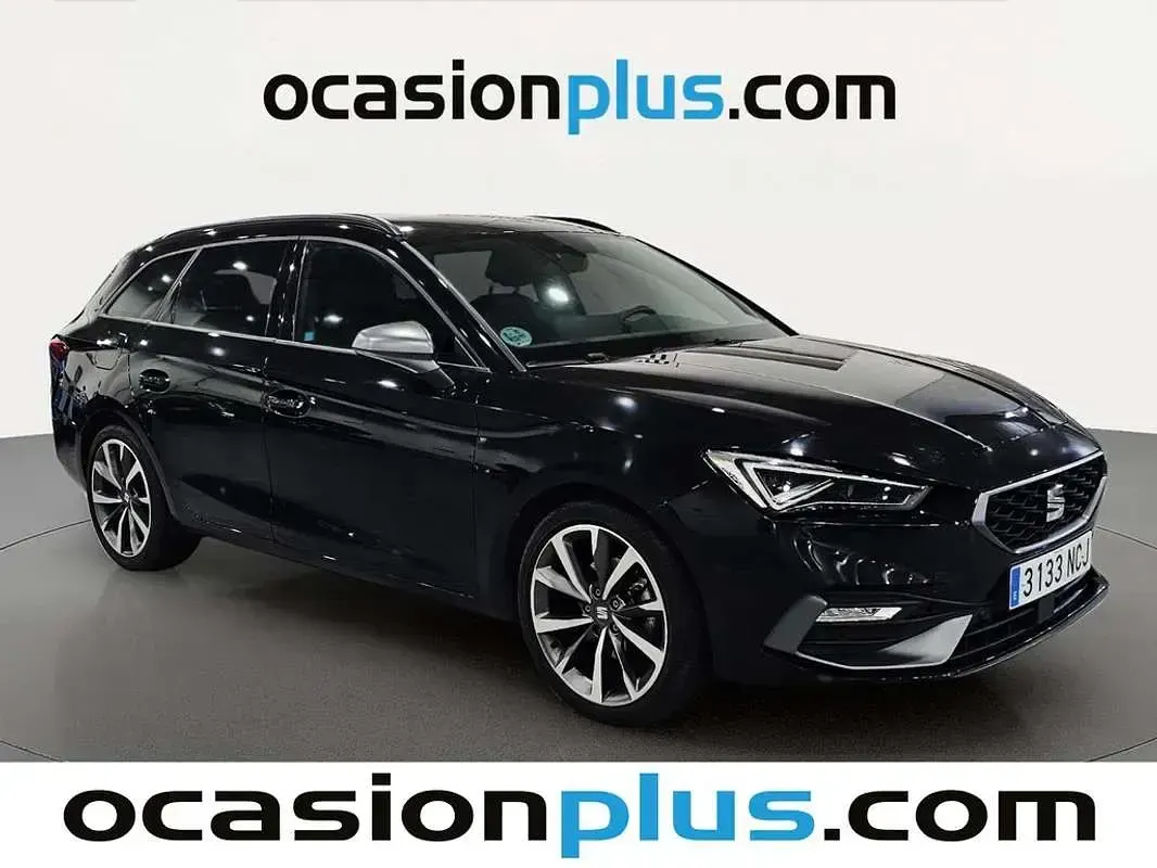 Usado Seat Leon ST FR 150 CV (110 kW) 2025 Negro Familiar