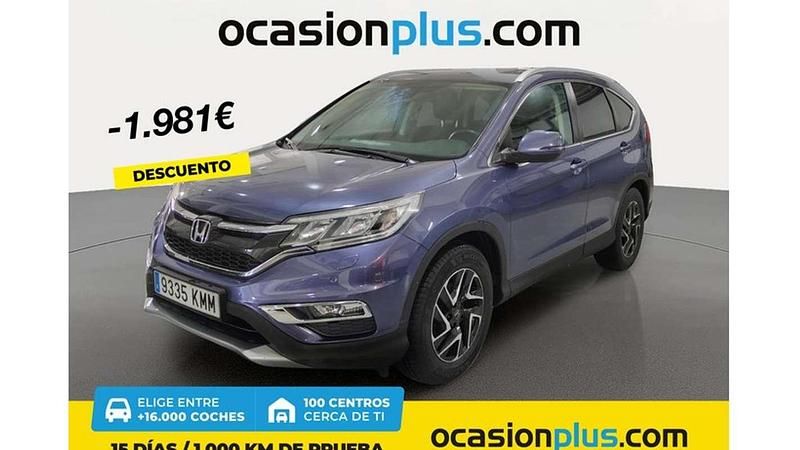 Azul Usado 2018 Honda CR-V Elegance SUV | 19.378 € (Precio justo) - Imagen 1/4