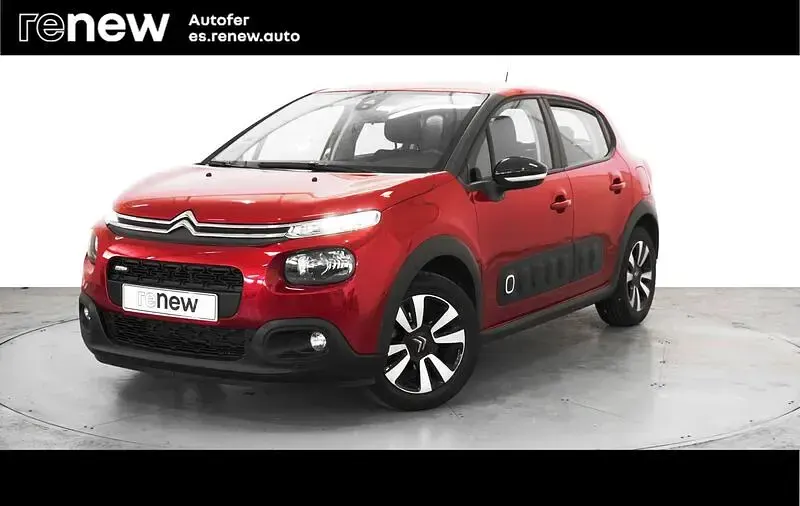 Usado Citroën C3 Feel 82 CV (60 kW) 2017 Rojo Berlina