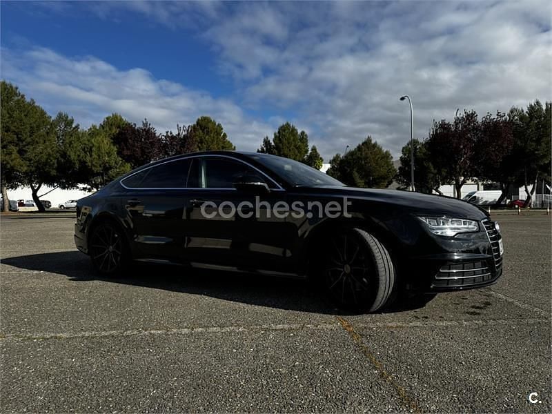 Usado Audi A7 Sportback 218 CV (160 kW) 2015 Negro Utilitario