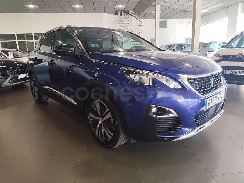 Usado Peugeot 3008 GT-line 130 CV (95 kW) 2018 Azul SUV