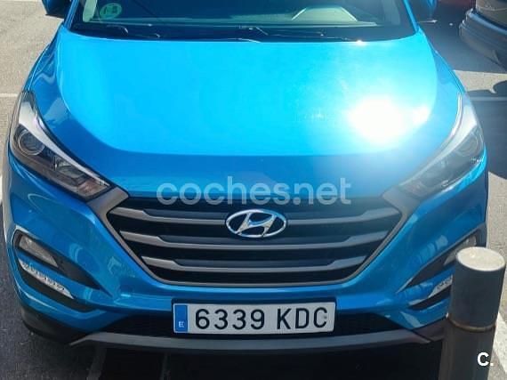 Begagnad Hyundai Tucson 115 HK (84 kW) 2017 Blå SUV