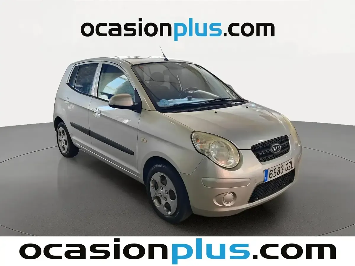 Usado Kia Picanto 62 CV (45 kW) 2010 Gris Utilitario
