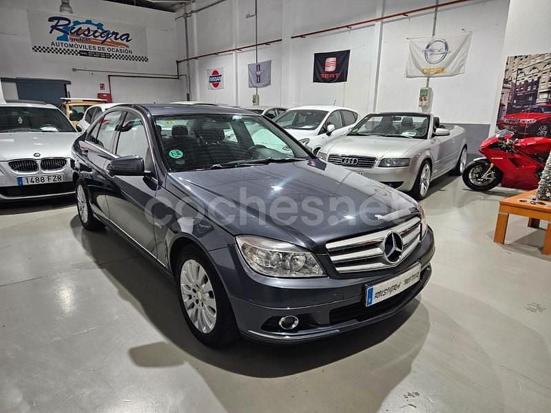 Gris / plata Usado 2009 Mercedes C200 Elegance Berlina | 8790 € (Precio justo) - Imagen 1/4