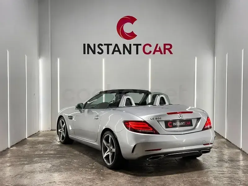 Usado Mercedes SLC200 184 CV (135 kW) 2018 Gris / plata Descapotable