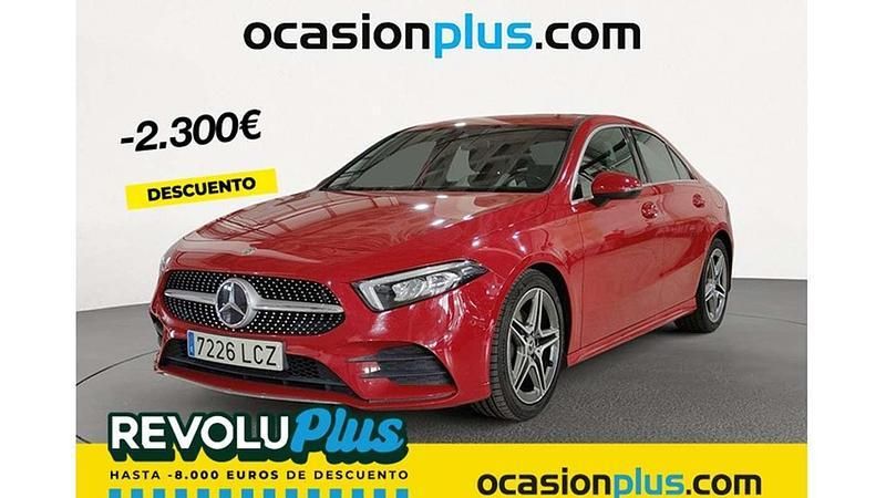 Rojo Usado 2019 Mercedes A180 Berlina | 23.000 € (Precio justo) - Imagen 1/4