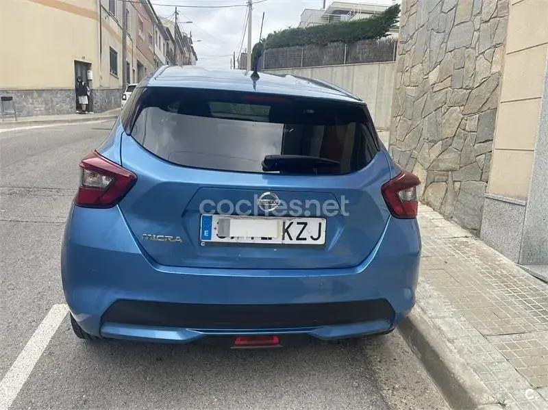 Usado Nissan Micra Visia 100 CV (73 kW) 2019 Azul Utilitario
