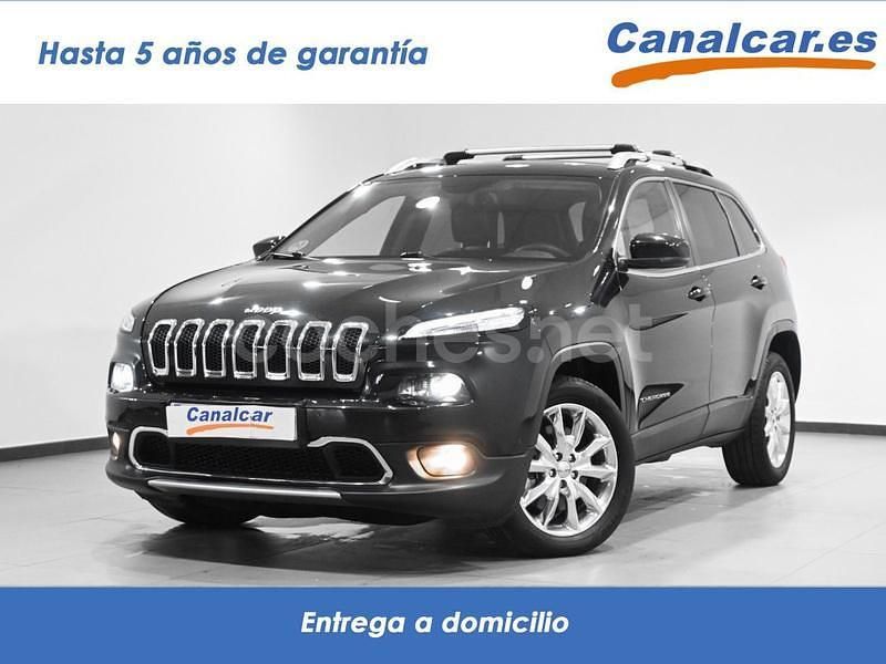 Negro Usado 2014 Jeep Cherokee Limited SUV | 16.640 € (Un poco caro) - Imagen 1/4
