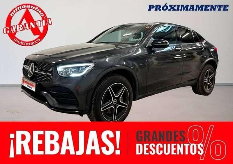 Gris Usado 2021 Mercedes GLC300 AMG line SUV | 44.890 € (Precio justo) - Imagen 1/4