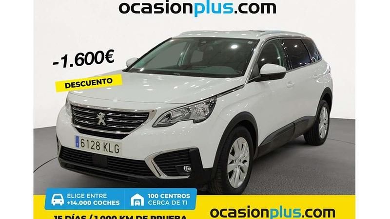 Blanco Usado 2018 Peugeot 5008 Style Monovolumen | 16.000 € (Buen precio) - Imagen 1/4