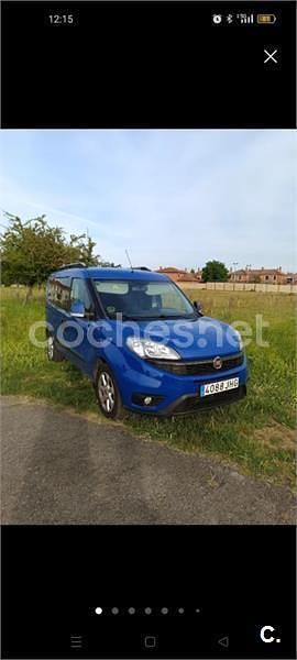Azul Usado 2015 Fiat Doblò Easy Monovolumen | 9999 € (Precio justo) - Imagen 1/4