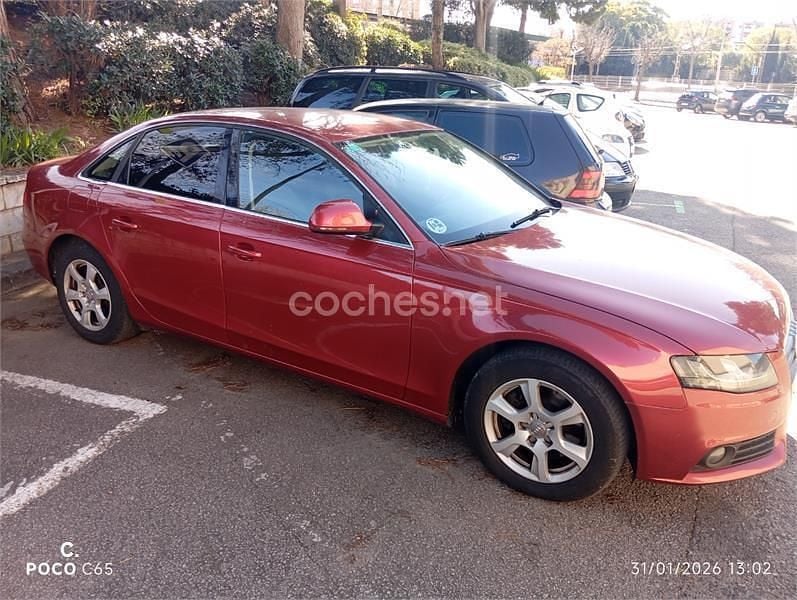 Usado Audi A4 143 CV (105 kW) 2008 Granate Berlina