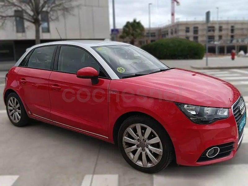 Usado Audi A1 Ambition 90 CV (66 kW) 2013 Rojo Utilitario