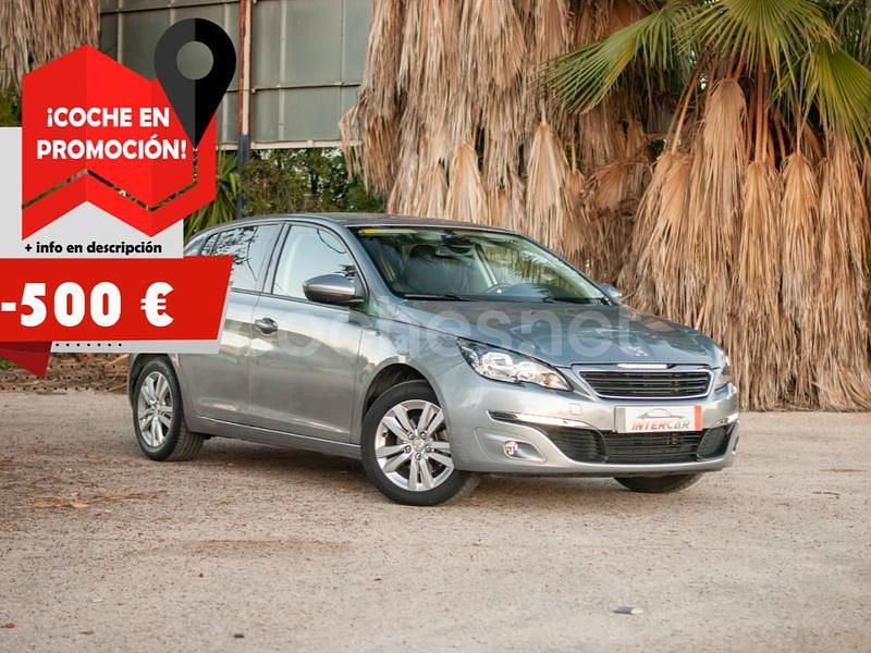 Gris / plata Usado 2016 Peugeot 308 Allure Berlina | 7400 € (Buen precio) - Imagen 1/4