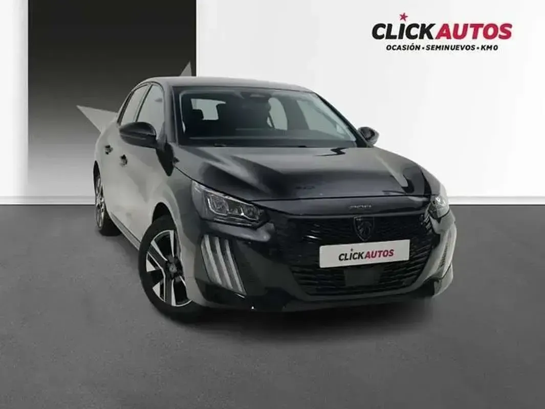 Usado Peugeot 208 Allure 110 CV (80 kW) 2025 Negro Utilitario