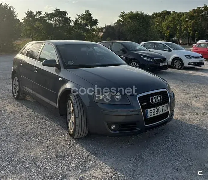 Usado Audi A3 Sportback Ambition 140 CV (102 kW) 2006 Gris / plata Utilitario