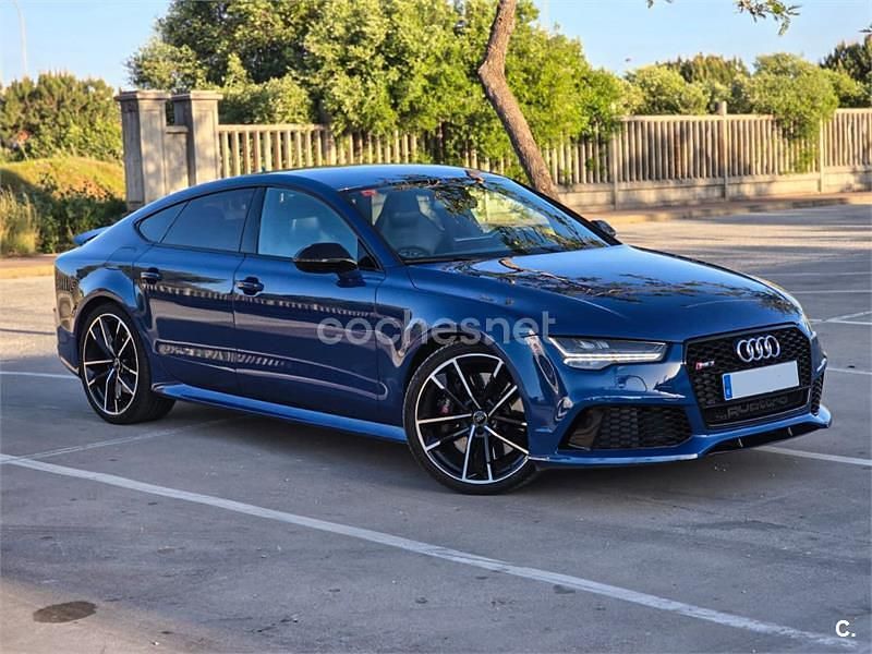Usado Audi RS7 Sportback Performance 605 CV (444 kW) 2016 Azul Utilitario