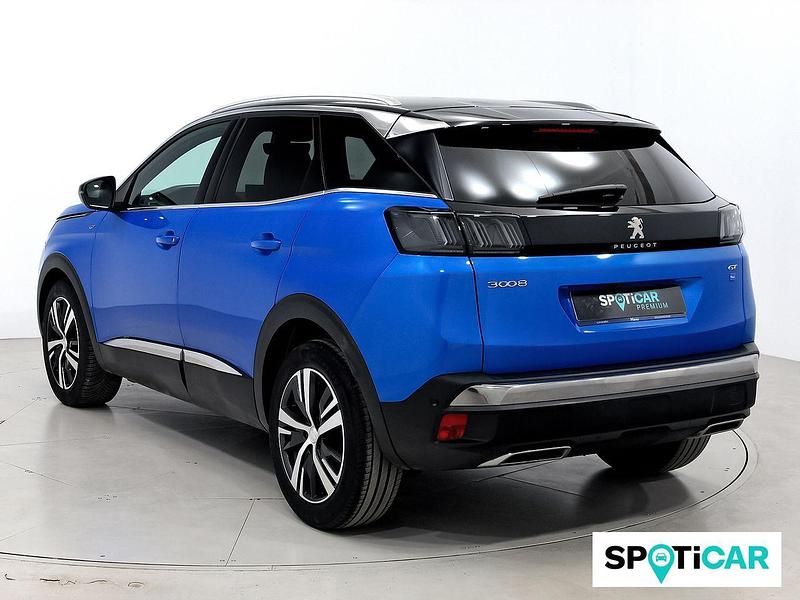 Usado Peugeot 3008 GT 131 CV (96 kW) 2021 Azul SUV
