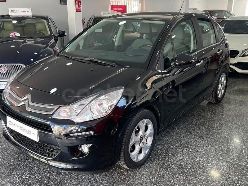 Usado Citroën C3 82 CV (60 kW) 2015 Negro Berlina