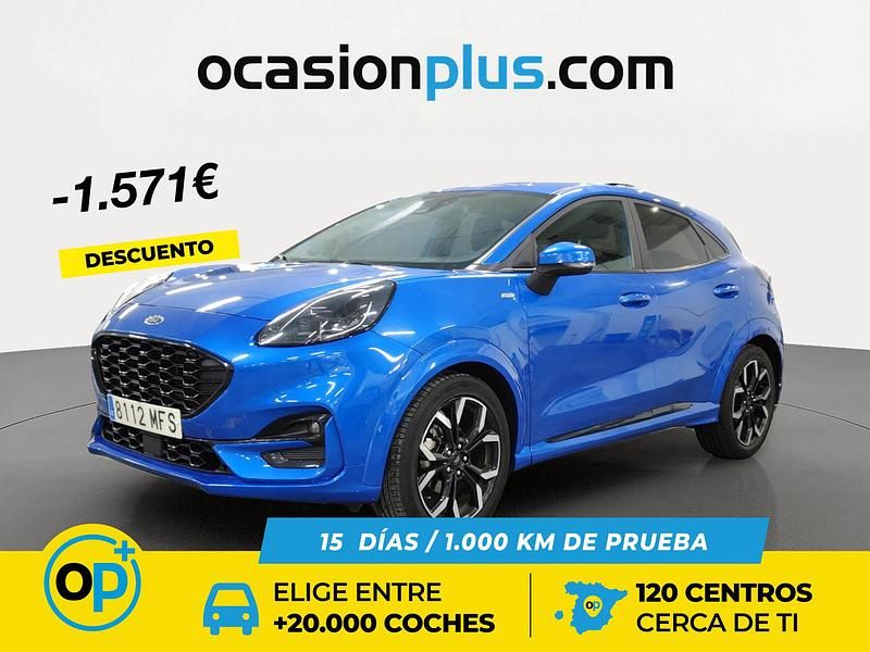 Azul Usado 2023 Ford Puma ST-Line X SUV | 16.190 € (Precio justo) - Imagen 1/4