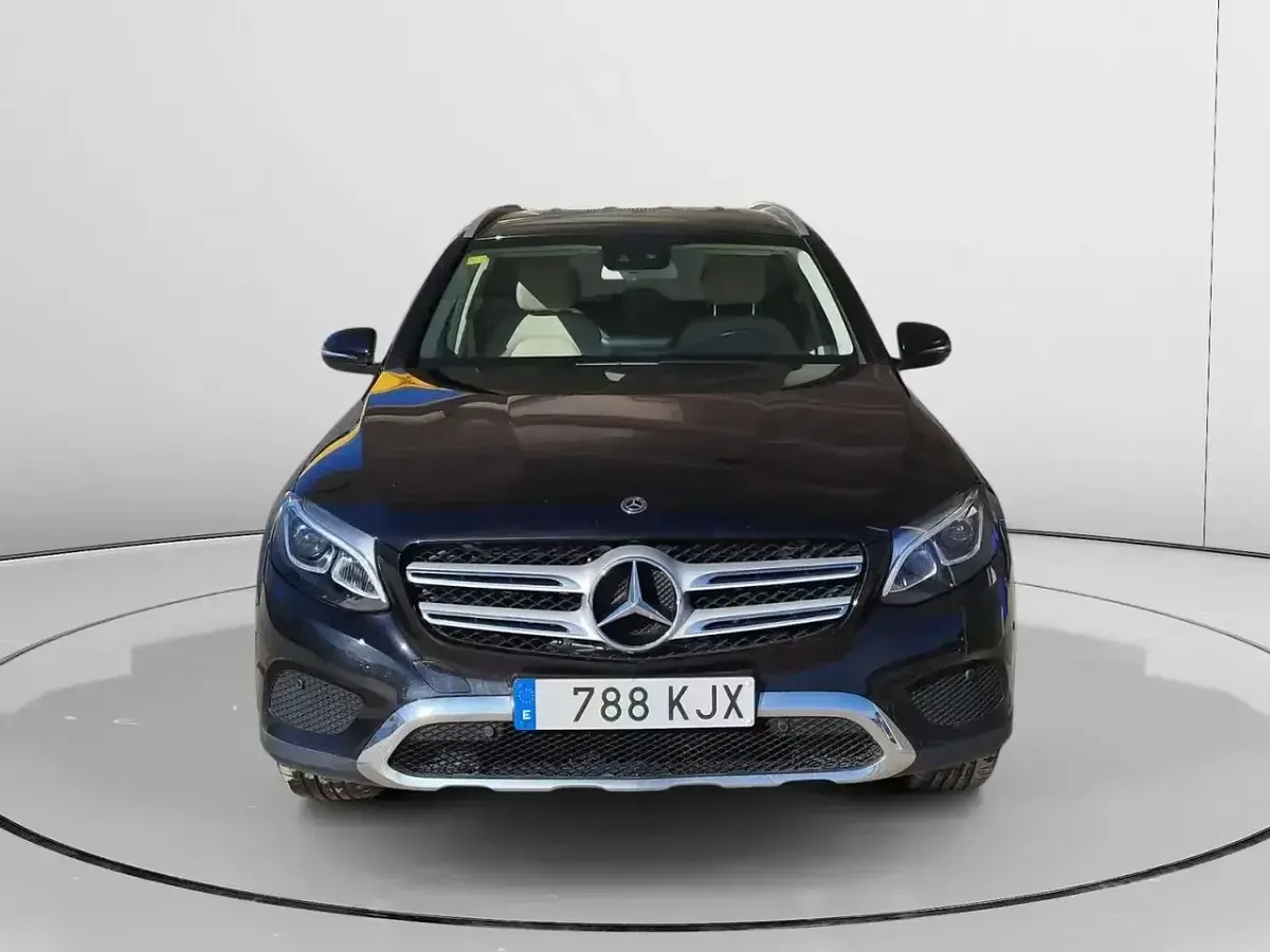 Usado Mercedes GLC220 170 CV (125 kW) 2018 Negro SUV